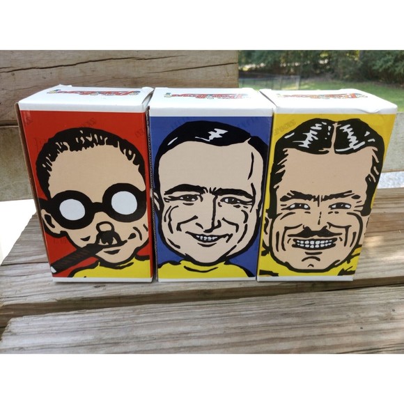 Pep Boys Limited Edition Bobblehead Boxed Set Moe Manny Jack Hand Painted 5.5” - Picture 1 of 7